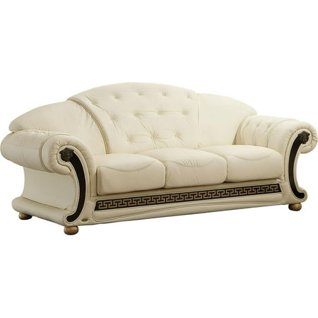 Beige Top Grain Leather Sofa Loveseat Set 2pcs Modern Soflex 2088 Furniture Home Kitchen Ekoios Vn Beige Top Grain Leather Sofa Loveseat, Beige Leather Sofa And Loveseat Set